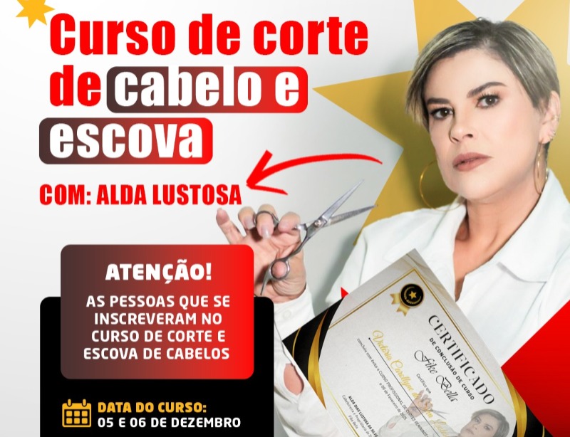 Municpio abre inscries para curso de corte de cabelo e escova